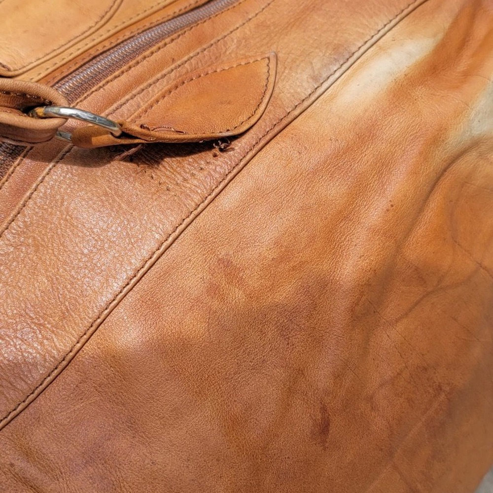 Vtg Karla Bolsas Leather Duffle Crossbody Bag Combo - Picture 6 of 12
